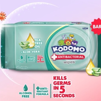 Kodomo baby wipes/Tisu Basah Bayi 50 sheets