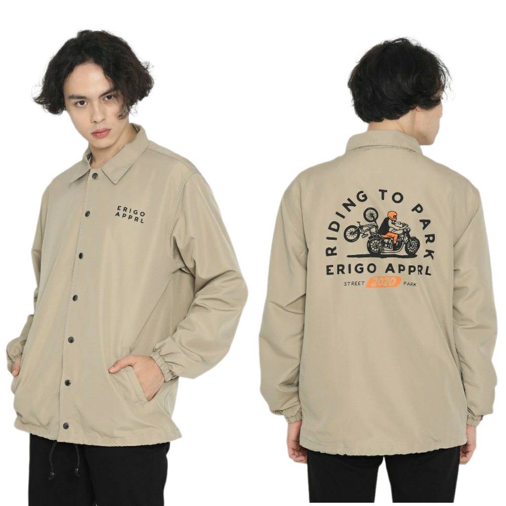 JAKET COACH ERIGO WINDBREAKER PRIA TASLAN PREMIUM / JAKET PARASUT - JAKET WINDBREAKER