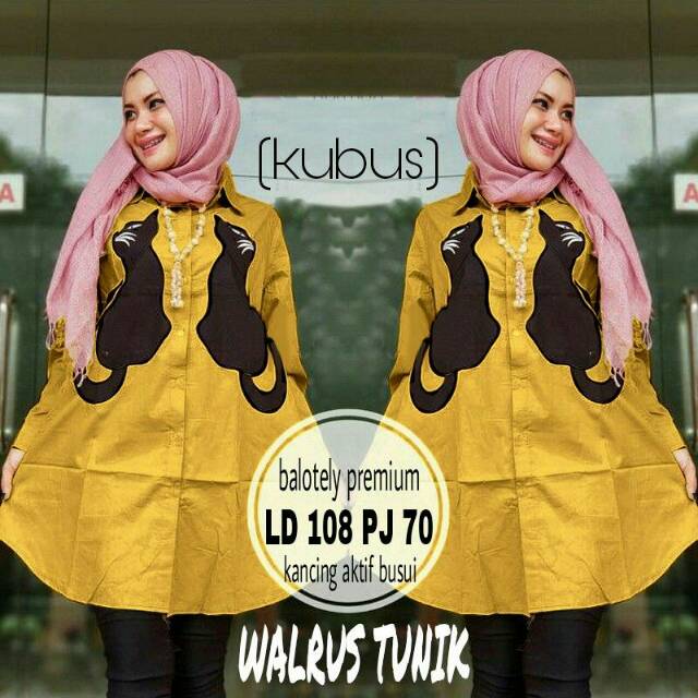 Tunik walrus kemeja muslim