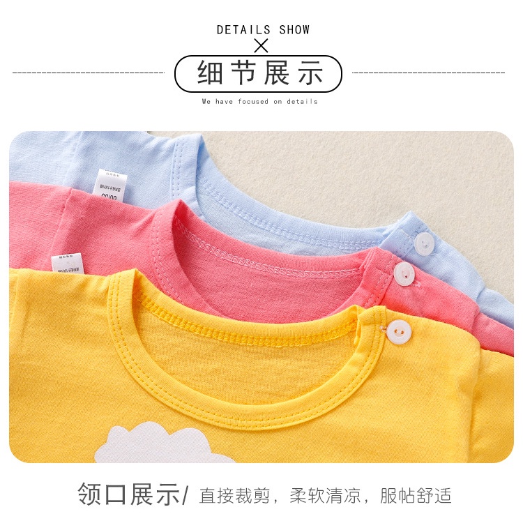 Cherry COD Setelan Baju Anak Laki Laki Import / Baju Anak Perempuan / Baju Bayi SLP76