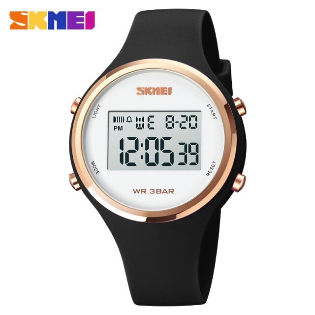 Jam Tangan Wanita SKMEI 1720 Digital LED Rubber Original SKMEINDONESIA