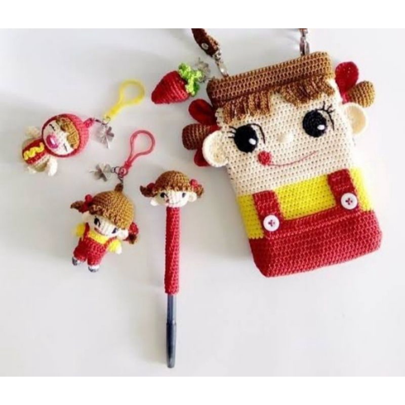 tas rajut muat untuk HP