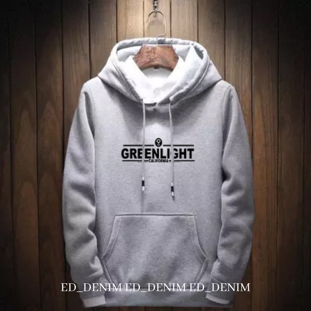 Switer Hoodie Greenlight Jumbo M - 3XL Pria Wanita / Hoodie Oversize Pria Distro