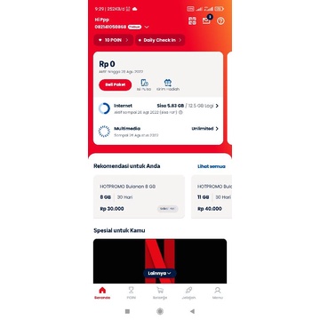 sim card telkomsel extra unlimited (full) FUP 6TB