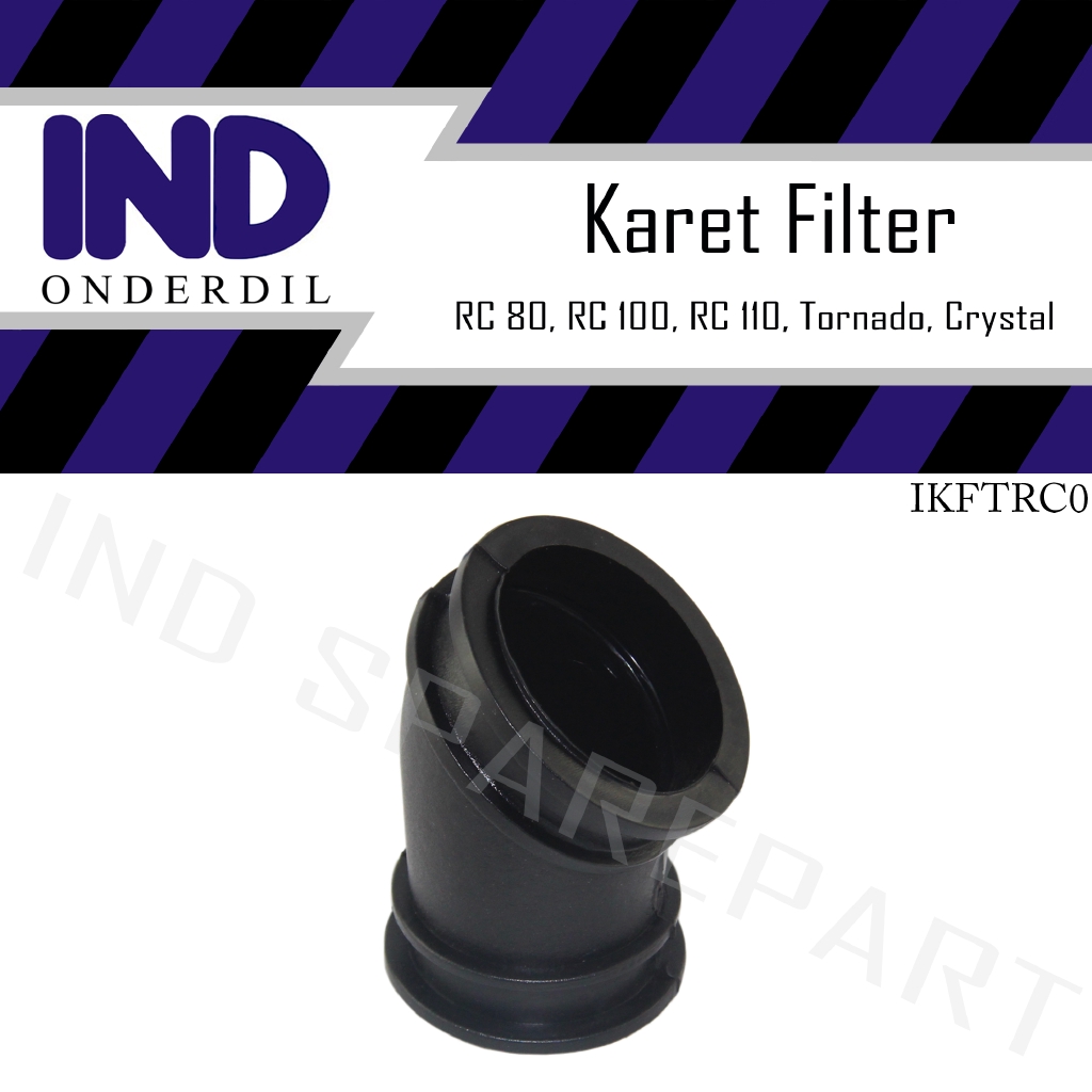 Karet Filter-Saringan Udara Karbu-Karburator RC 80-100-110/Tornado