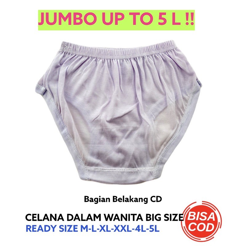 CD Celana Dalam Wanita Dewasa Jumbo BIgsize 4L 5L Katun Melar Adem Murah Kancut sempak Kancut Sempak Cawet CD Celana Dalam Ibu Hamil