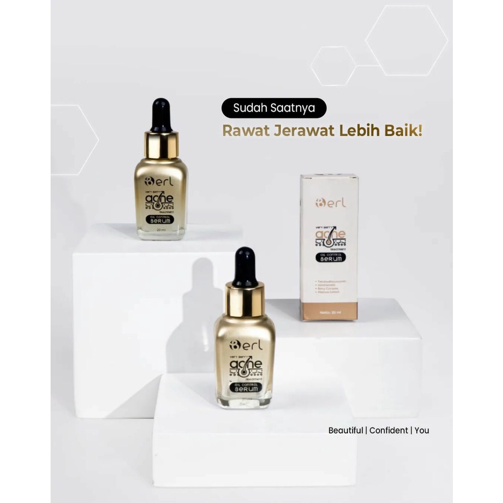 B Erl Very Berry Acne Treatment Oil Control Serum