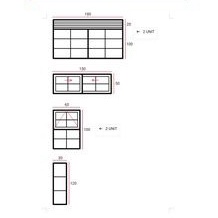 Pesanan Jendela & Kaca Mati Aluminium (Bu. Rena)