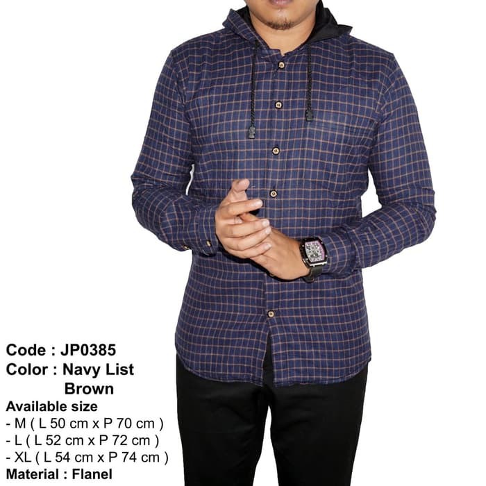 Unik Kemeja Flanel Pria Lengan Panjang Kasual Flannel Hodie cowok origina Berkualitas