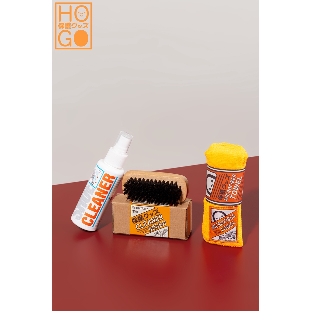 Hogo Shoe Cleaner Starter Kit ; Paket Sabun Pembersih Pencuci Sepatu dan Sneakers