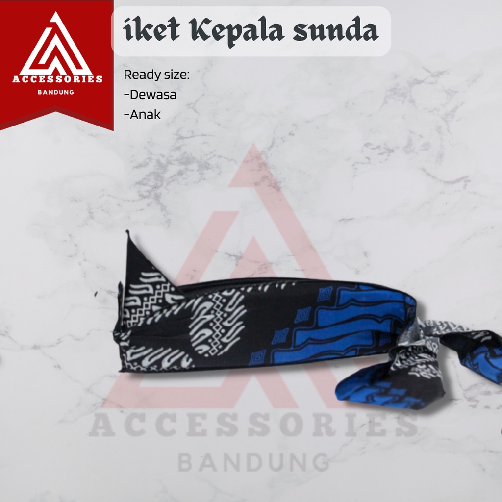 iket kepala sunda motif batik/iket tradisional/iket kepala