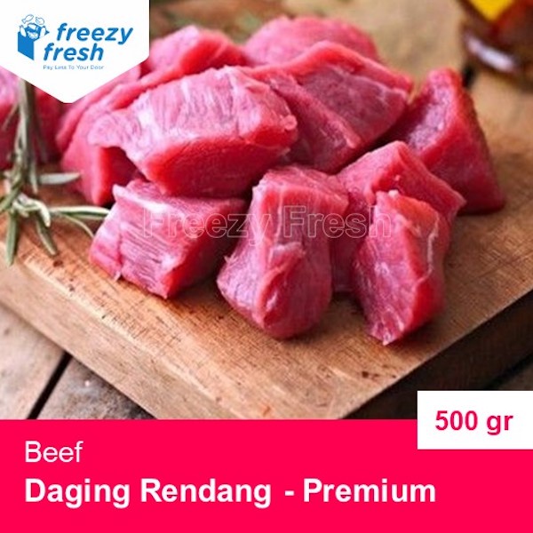 

Freezy Fresh Daging Sapi Potong Rendang Premium murah 500gram