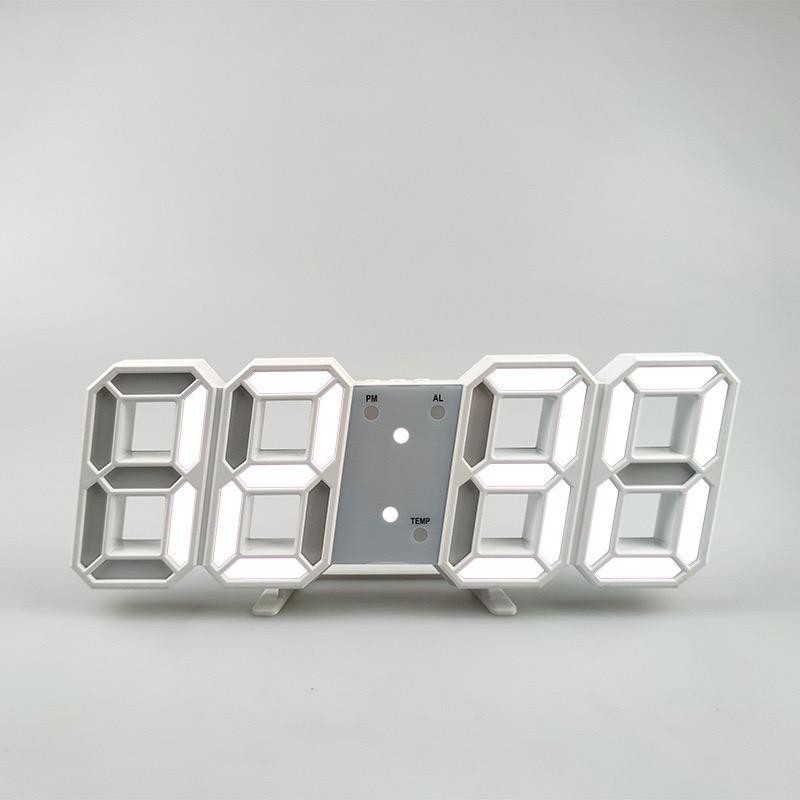 Jam Dinding Digital 3D Clock LED