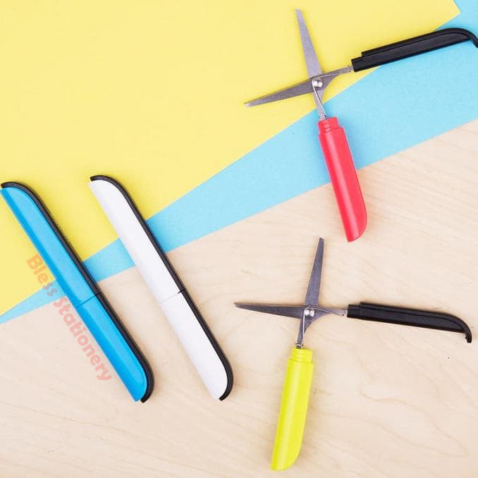 

Deli Gunting Portabel gunting kecil gunting mini gunting lipat Portable Scissors