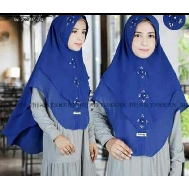 (TERMURAH) Hijab 2 layer pet antem / Hijab ceruty 2layer