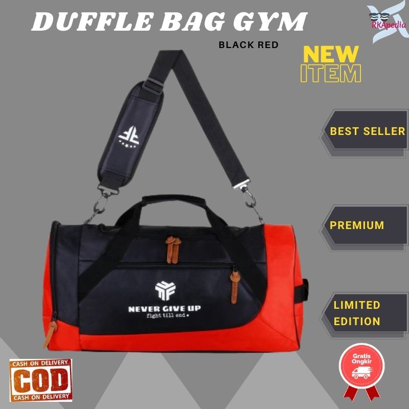 TAS GYM PRIA WANITA UNISEX DUFFLE BAG TRAVEL BAG SELEMPANG SLING BAG TRIPLE F HOT PROMO TERLARIS