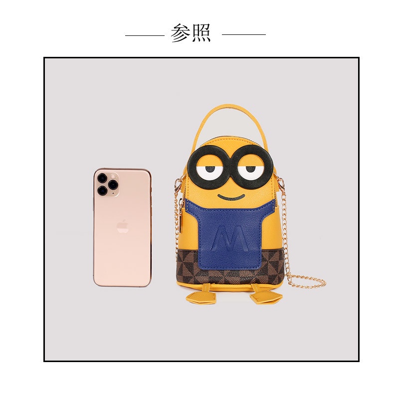 【COD】Tas wanita bagcharm selempang minion / sling bag papoy / shoulderbag sling bag