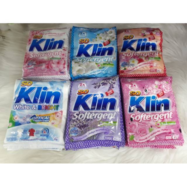 Detergent Bubuk Soklin Softergent 41gr 1 renceng