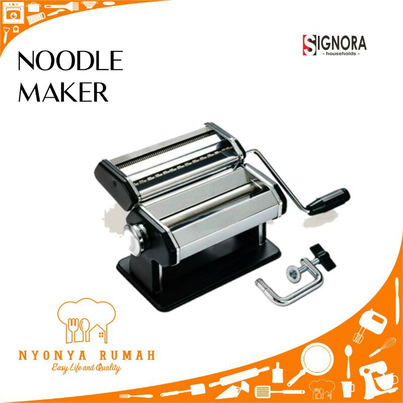 Signora Noodle Maker Manual/Penggiling mie/Penggiling Kulit Pangsit/Kulit molen