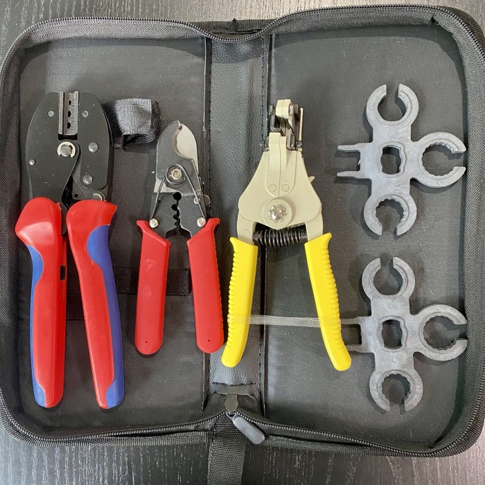 Tang Crimping Connector MC4 Kunci Pas Toolskit Set Wrench Spanner MC4