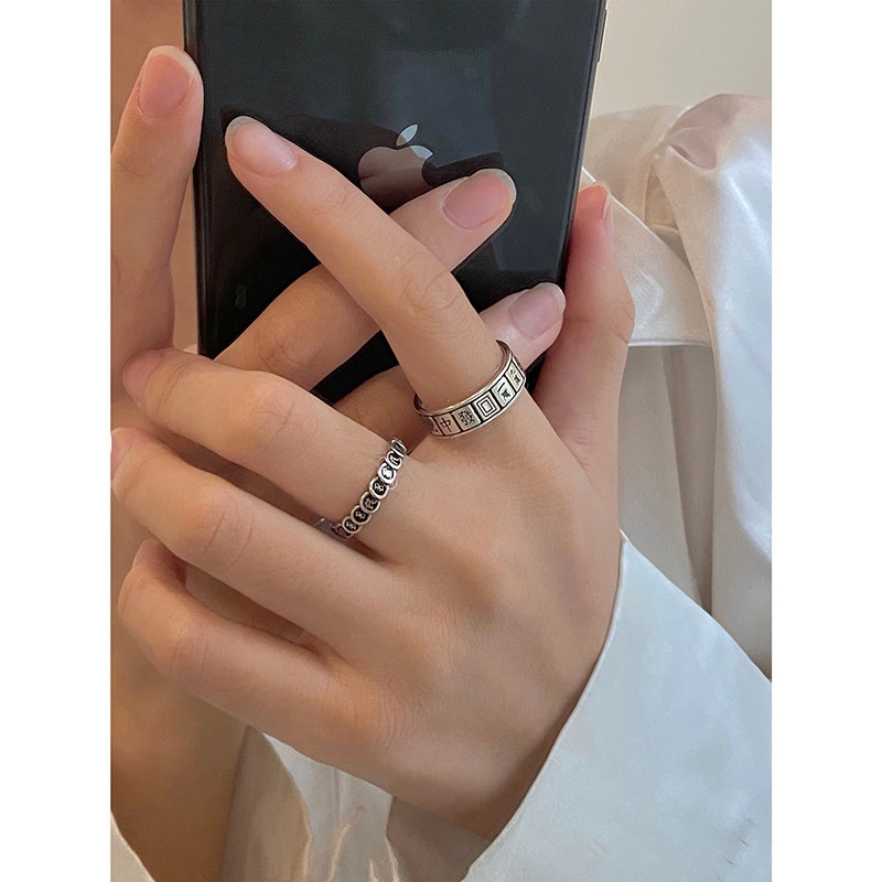 Cincin Mahjong Qianduoduo Gaya Retro Untuk Aksesoris