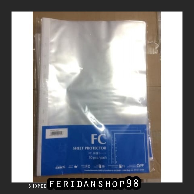 

BT603 SHEET PROTECTOR BEST PP POCKET FC FOLIO DAIICHI BY FERIDANSHOP98