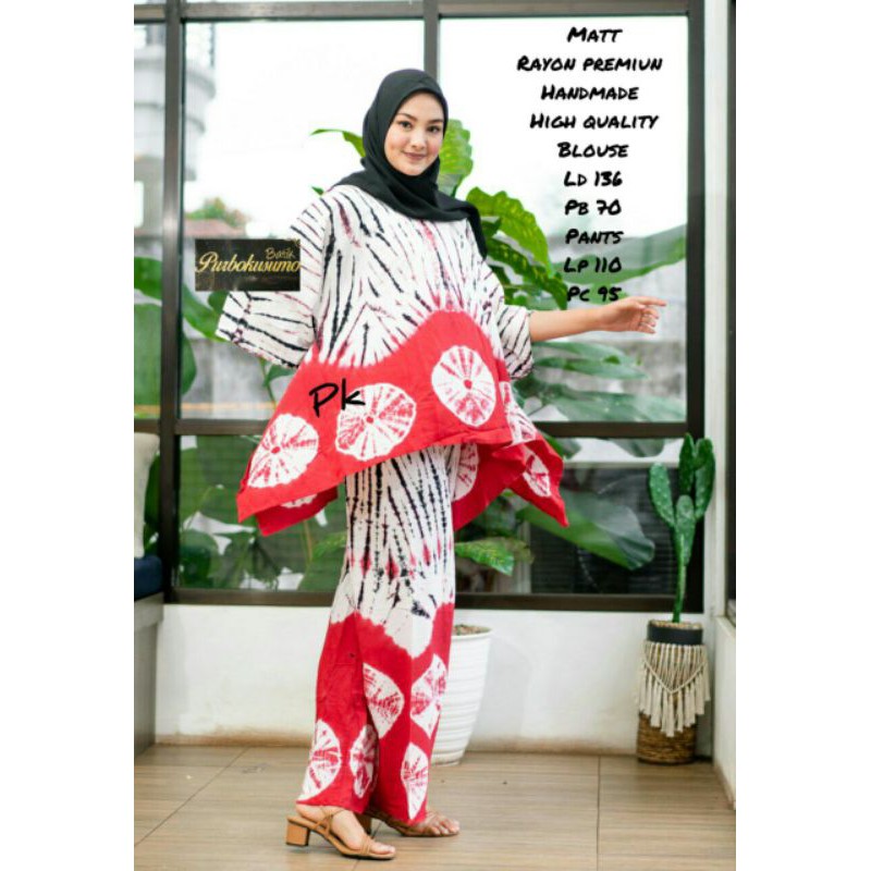 CP Set Sibori/CP Set Rayon Premium/One Set/Batik Purbokusumo