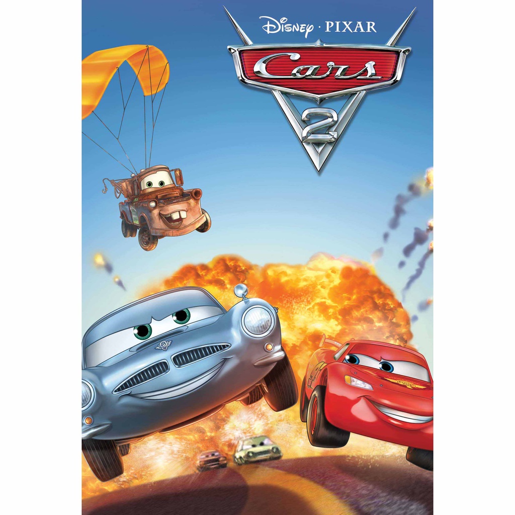 Kaset FiIm Animasi DVD: Cars 2 (2011)