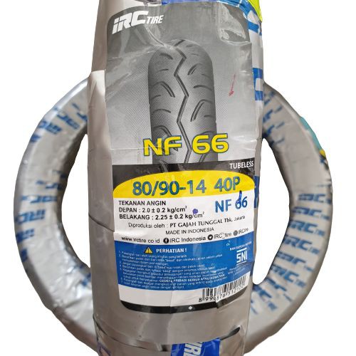 Ban Motor Metik Irc 80/90-14 (Nf 66) Ban Tubless Ring 14