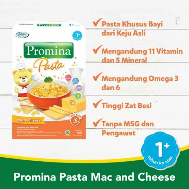 

promina pasta 1+ 70gr/60gr box