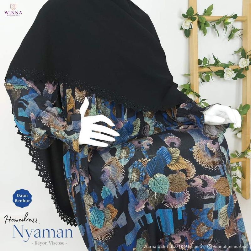 Homedress Nyaman by Winna Gamis Premium Rayon Viscose LD 110/137