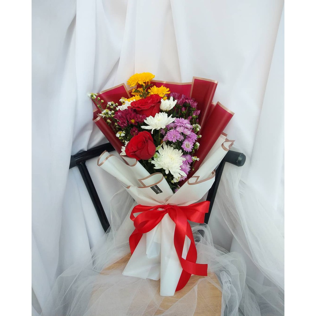 flower medan buket bunga asli wisuda anniversary pernikahan ulang tahun