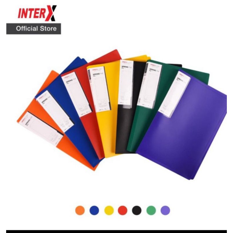 

Map Spring File interX (Bahan Plastik Tebal)