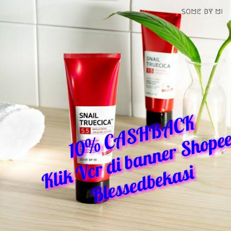 SOMEBYMI SNAIL TRUECICA MIRACLE REPAIR LOW pH GEL CLEANSER 100gr