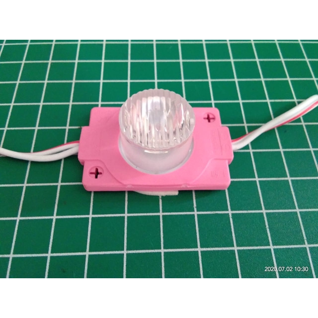 [DSP-9118] LED MODUL 2538 1 MATA 1.5 WATT 12VOLT MERAH MUDA