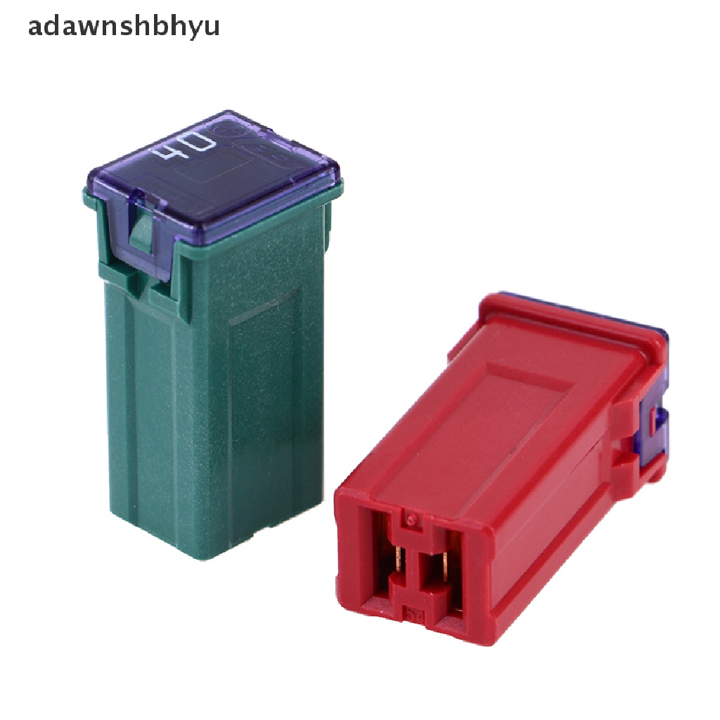 Adawnshbhyu Sekring Mini Square Fuse 32V 20A 25A 30A 40A 50A60A Sekring Mobil Otomotif Dengan Box Plastik