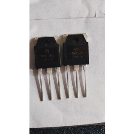 Transistor NJW 0281 & NJW 0302 original