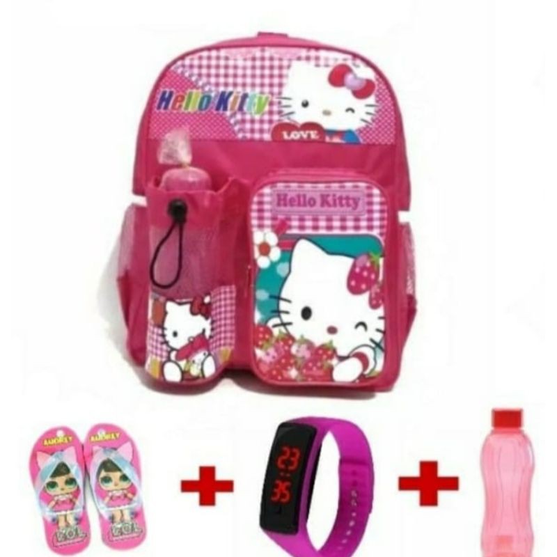 Tas hello kitty gratis botol