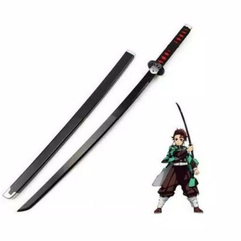 KATANA TANJIRO DEMON SLAYER KATANA FULL KAYU