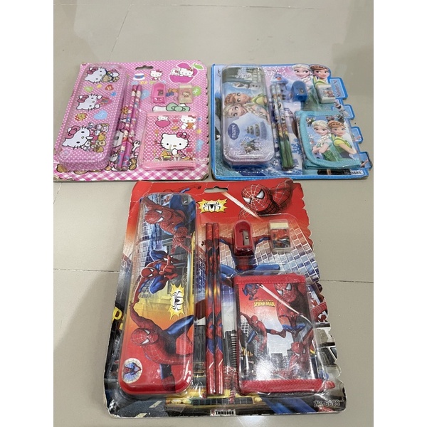 

study set pencil case kaleng dompet 6688 satuan