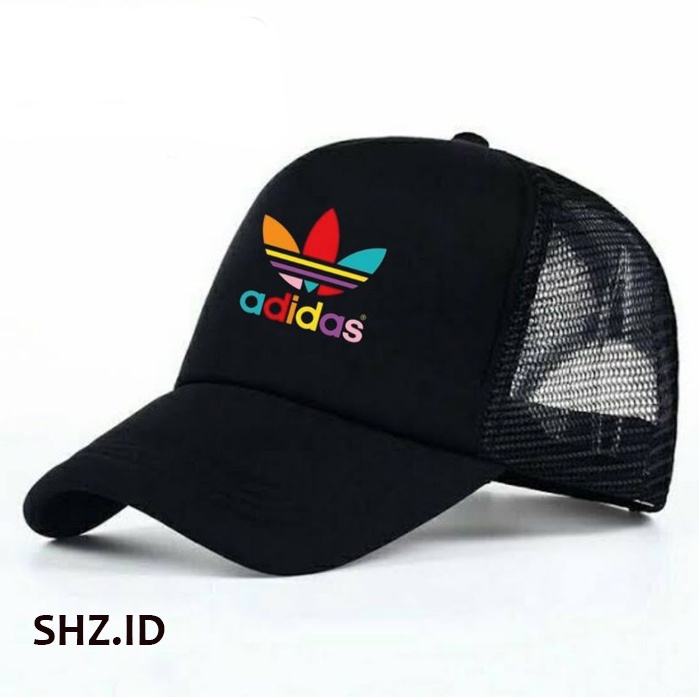 Topi trucker jaring Adidas custom indonesia