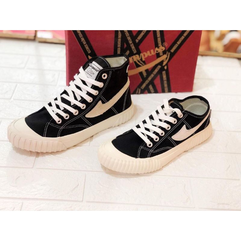 Sepatu Campuss Semesta Black White Low & High Original Not Compass-6