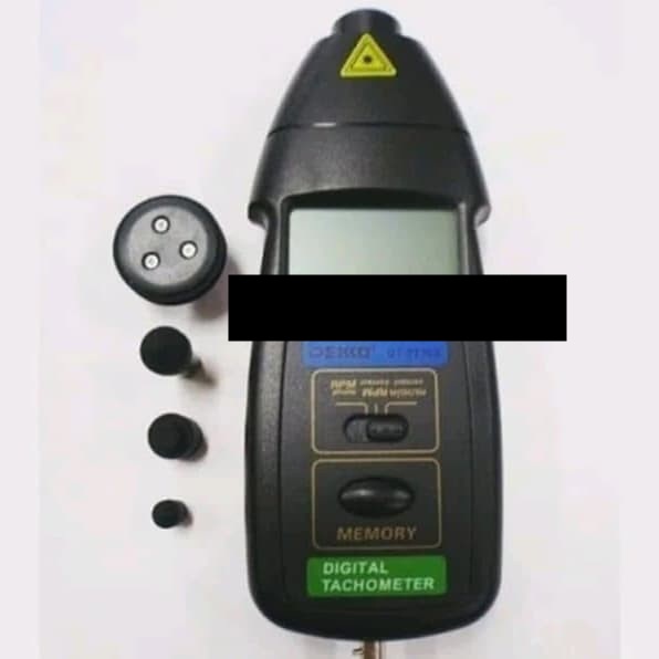 tachometer laser and contact rpm meter DT