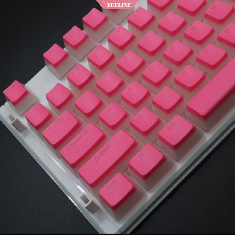 108pcs / Set Skin Pudding Cream Pbt108 Dua Warna Translucent Untuk Keyboard Mekanik