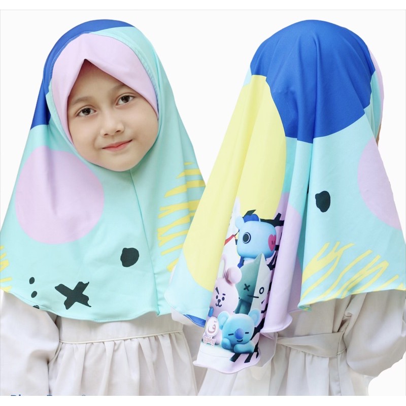 hijab instant motif BT21