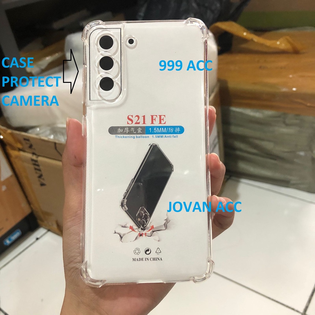 SAMSUNG S21 FE S23 FE S23 5G S23+ 5G S23 ULTRA S22 4G / 5G S22+ S22 ULTRA CASE HD CRACK BENING SOFTCASE SILIKON KARET BUMPER TRANSPARAN ANTICRACK CASING PROTECT CAMERA COVER PELINDUNG KAMERA S22 PLUS S22 + 5G S23 +