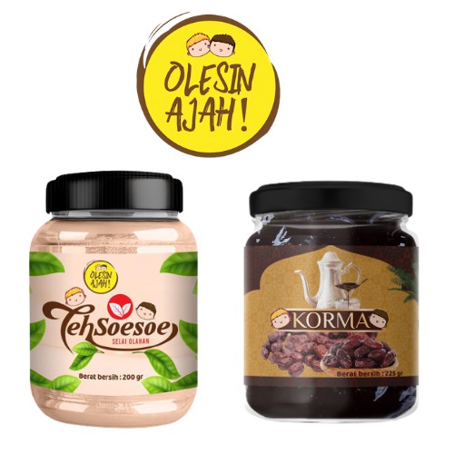 

Promo OlesinAjah Selai Teh Susu 200Gr + Korma 200Gr
