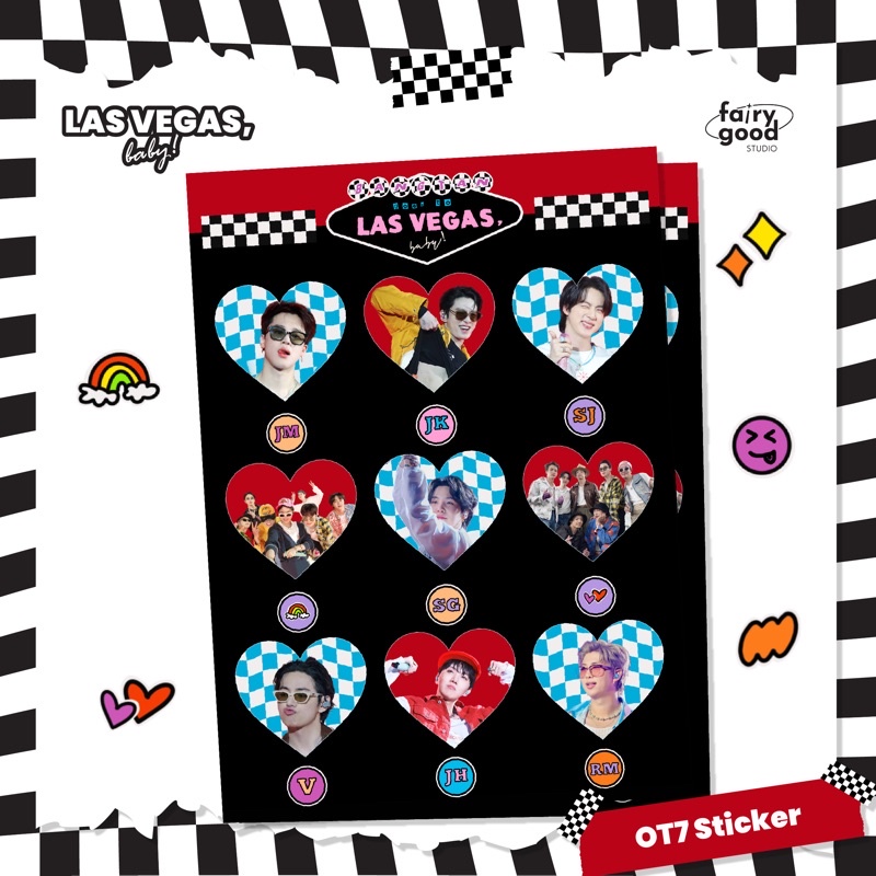 

BTS in Las Vegas, Baby! - Sticker
