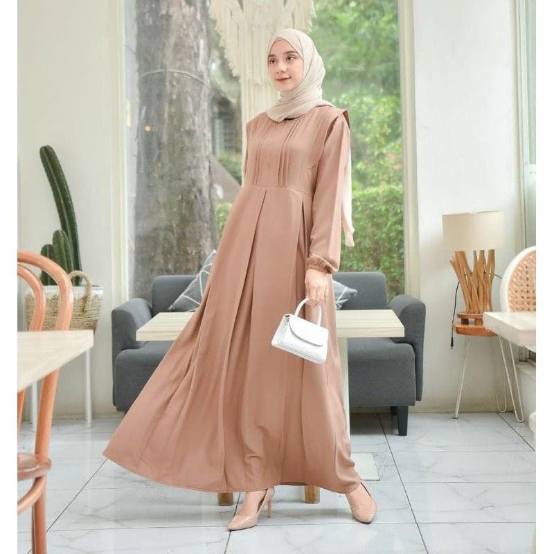 UKURAN  S- M- L- XL  TANISHA MAXY DRESS TERLARIS FASHION MUSLIM