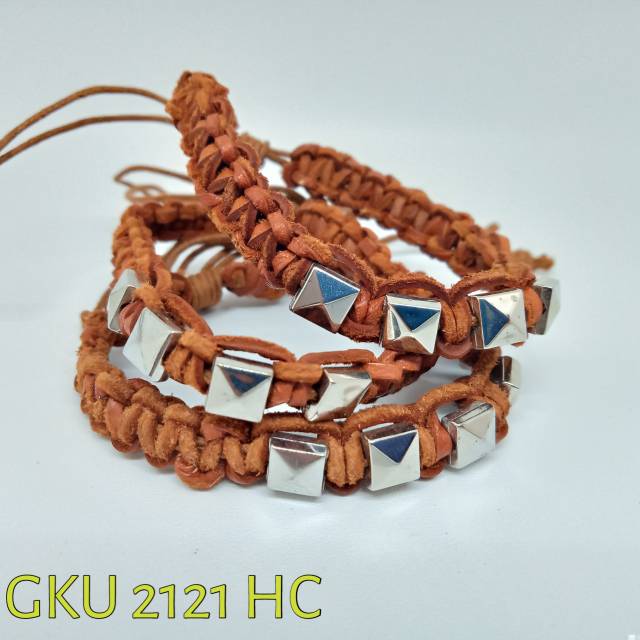 GELANG KULIT ASLI | GKU2121 | LEATHER BRACELET | KIIYOOMII